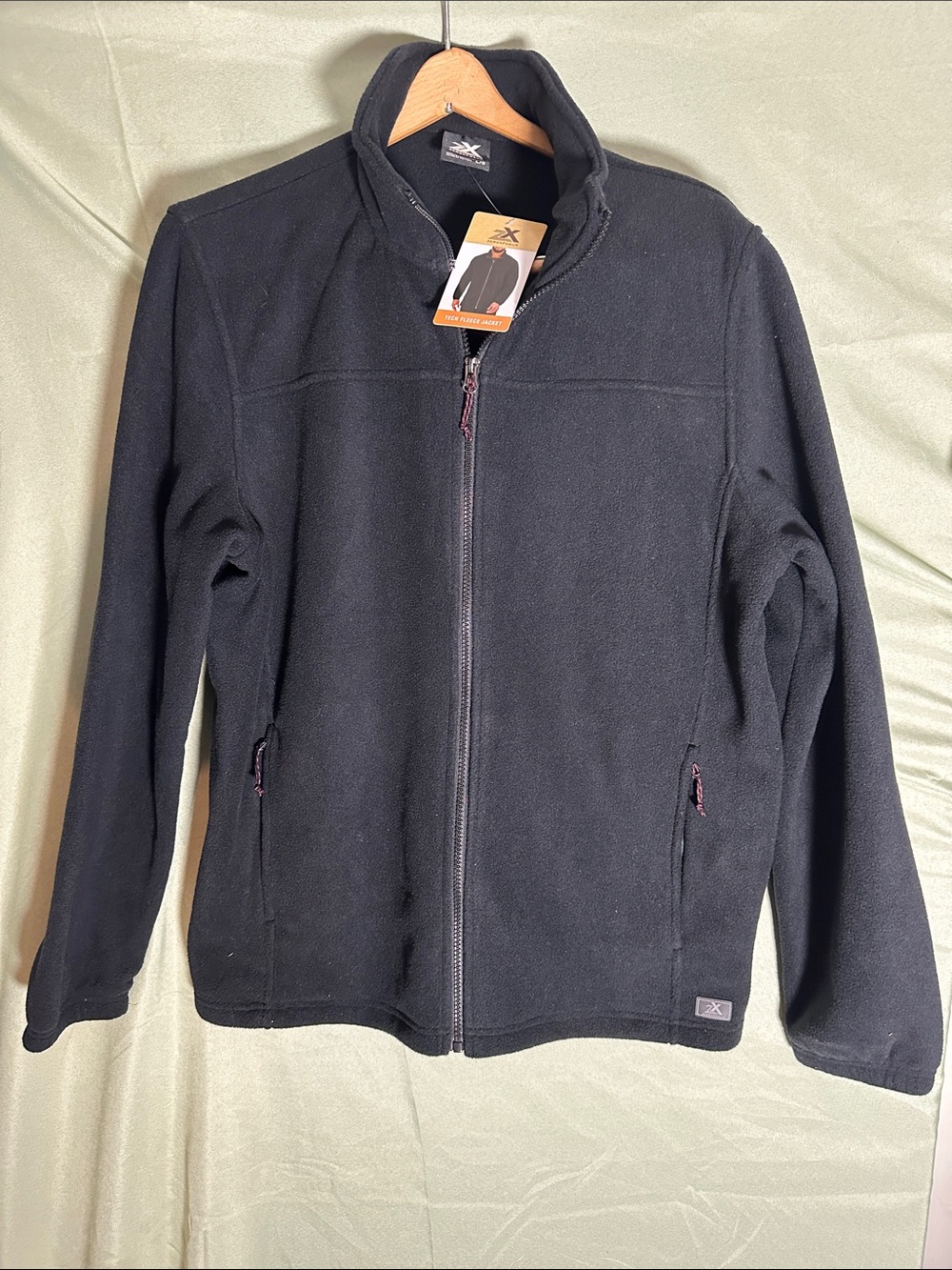 ZeroXposur Men's Black Full-Zip Lightweight Jacket